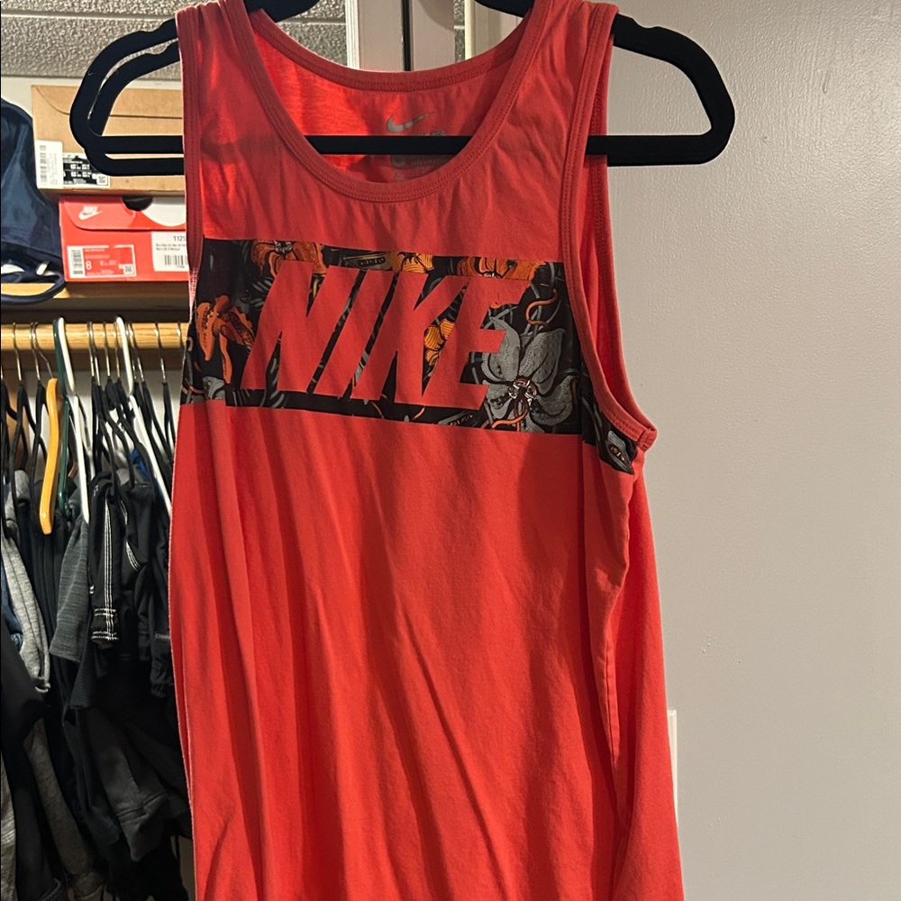 Nike Graphic Red Tank Top